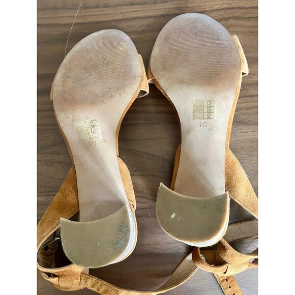 Madewell Suede Tan Block Heel - Picture 5 of 5